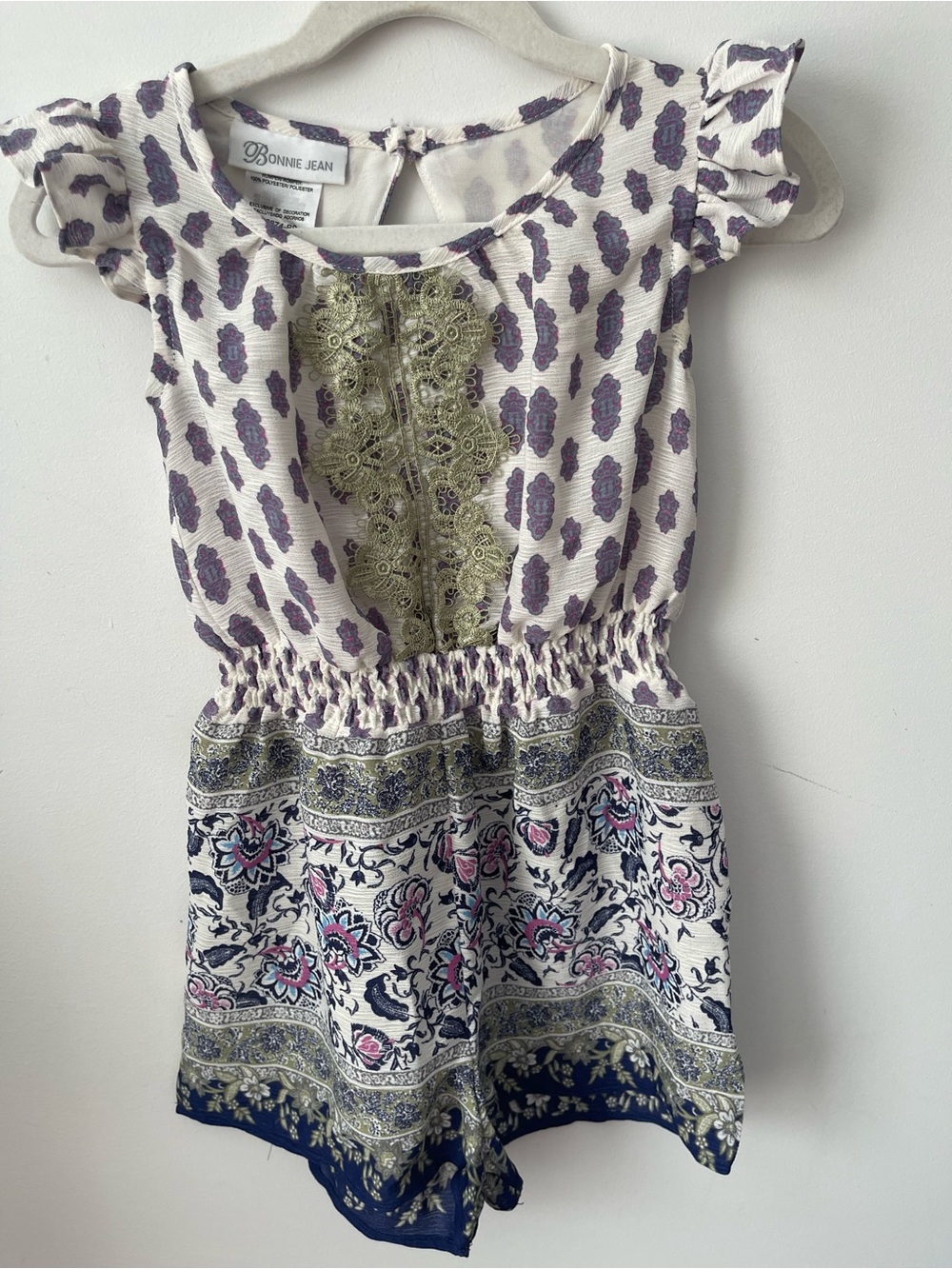 Bonnie Jean Print Romper